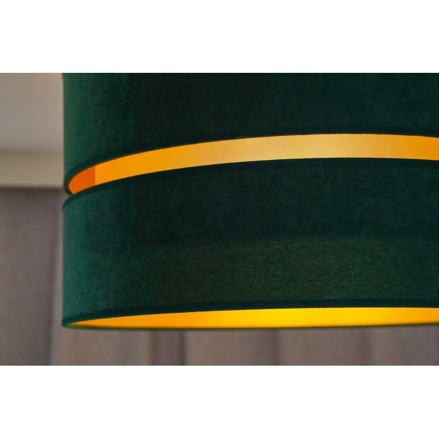 Duolla - Plafonnier DUO 1xE27/15W/230V d. 40 cm vert/doré