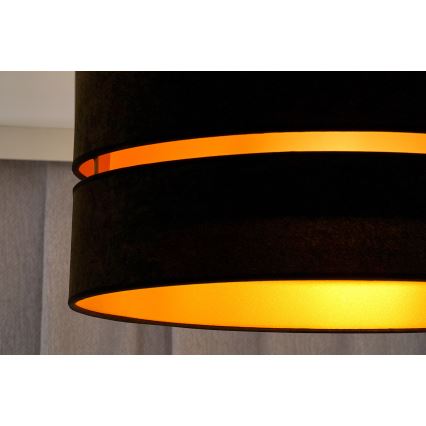 Duolla - Plafonnier DUO 1xE27/40W/230V d. 40 cm noir/doré