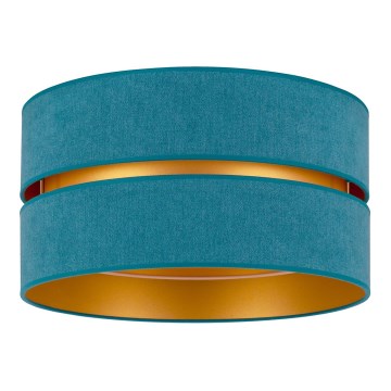 Duolla - Plafonnier DUO 1xE27/40W/230V d. 40 cm turquoise/doré