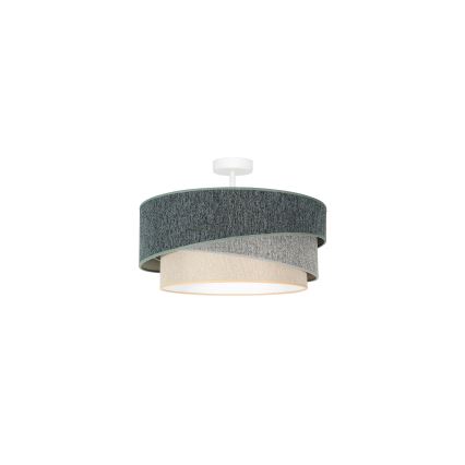 Duolla - Plafonnier KOBO ECO RECYCLING 1xE27/15W/230V d. 45 cm vert/gris/crème
