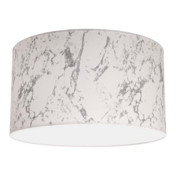 Duolla - Plafonnier MARBLE 1xE27/40W/230V d. 45 cm blanc/gris