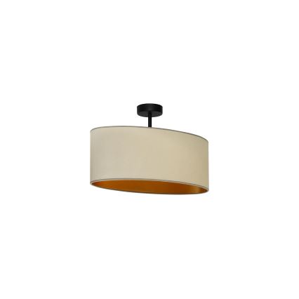 Duolla - Plafonnier OVAL VEGAN 1xE27/15W/230V beige