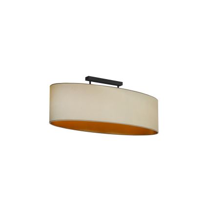 Duolla - Plafonnier OVAL VEGAN 2xE27/15W/230V beige