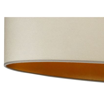 Duolla - Plafonnier OVAL VEGAN 2xE27/15W/230V beige