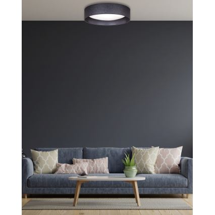 Duolla - Plafonnier ROLLER LED/24W/230V d. 45 cm anthracite