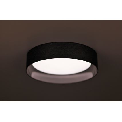 Duolla - Plafonnier ROLLER LED/24W/230V d. 45 cm anthracite