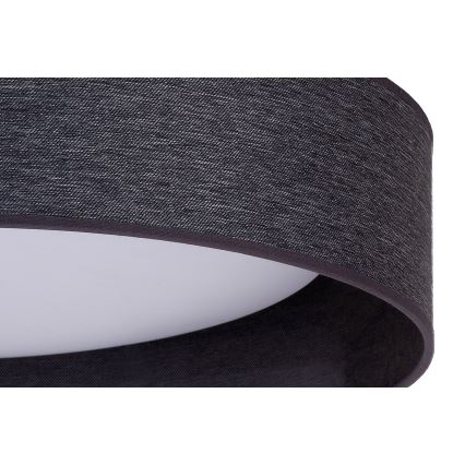 Duolla - Plafonnier ROLLER LED/24W/230V d. 45 cm anthracite