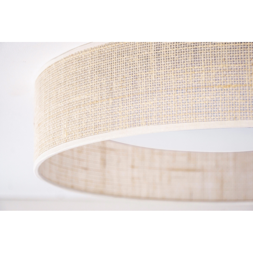 Duolla - Plafonnier ROLLER LED/24W/230V d. 45 cm beige