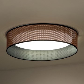 Duolla - Plafonnier ROLLER LED/24W/230V d. 45 cm cuivre/noir