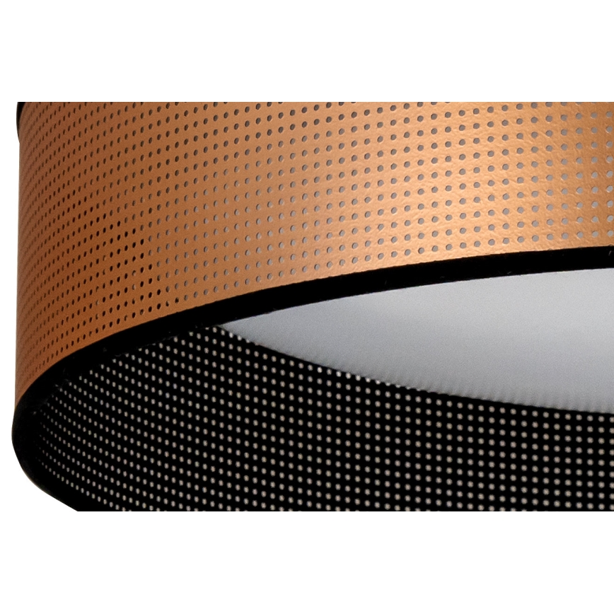 Duolla - Plafonnier ROLLER LED/24W/230V d. 45 cm cuivre/noir