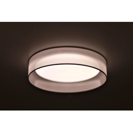 Duolla - Plafonnier ROLLER LED/24W/230V d. 45 cm gris clair