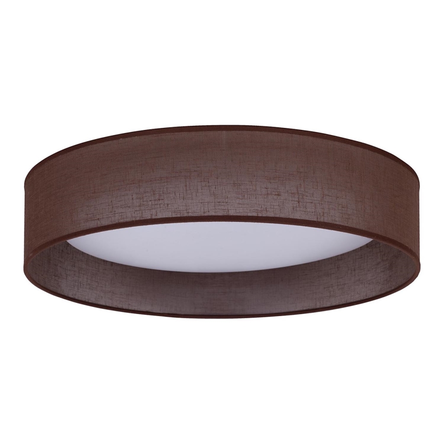 Duolla - Plafonnier ROLLER LED/24W/230V d. 45 cm marron foncé