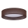 Duolla - Plafonnier ROLLER LED/24W/230V d. 45 cm marron foncé