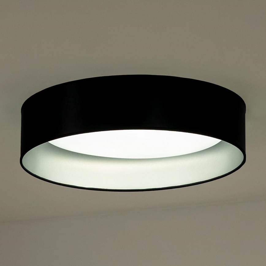 Duolla - Plafonnier ROLLER LED/24W/230V d. 45 cm noir/argent