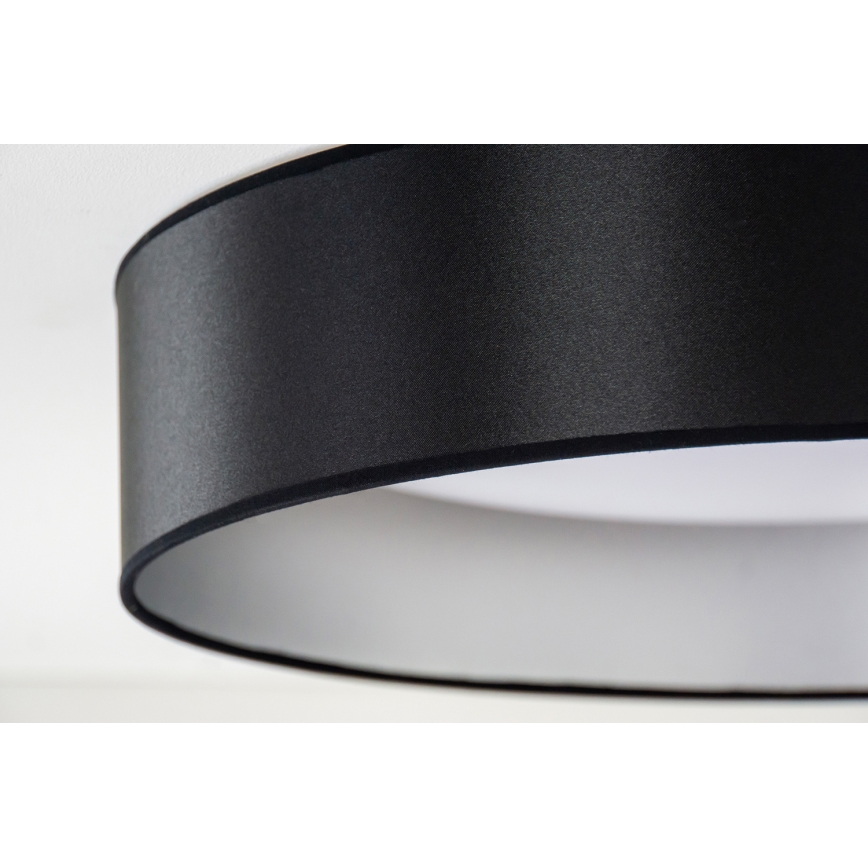 Duolla - Plafonnier ROLLER LED/24W/230V d. 45 cm noir/argent