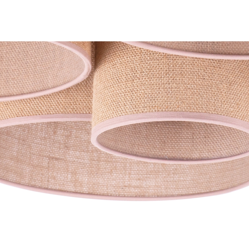 Duolla - Plafonnier ROLLER PENTO 5xE27/60W/230V beige