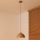 Duolla - Suspension à câble IRONLINE 1xE27/15W/230V Ø 27 cm beige/cuivré