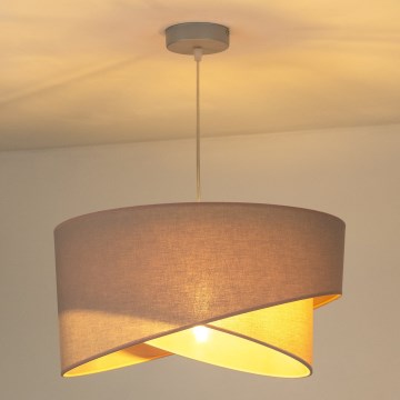 Duolla - Suspension avec fil CELLO 1xE27/40W/230V rose