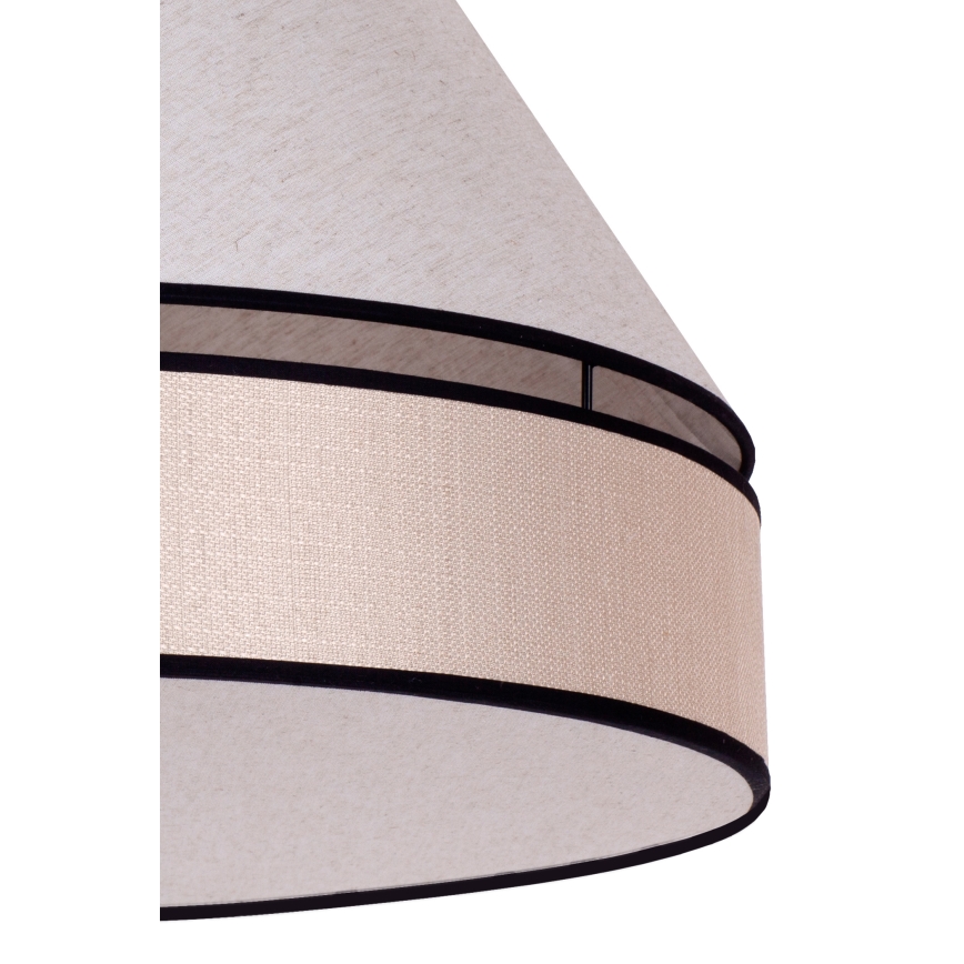 Duolla - Suspension filaire AVIGNON 1xE27/15W/230V diam. 50 cm beige