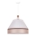 Duolla - Suspension filaire AVIGNON 1xE27/15W/230V diam. 50 cm blanc/beige