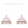 Duolla - Suspension filaire AVIGNON 2xE27/15W/230V blanc/beige