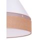 Duolla - Suspension filaire AVIGNON 2xE27/15W/230V blanc/marron