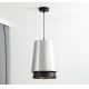 Duolla - Suspension filaire BELL SHINY 1xE27/15W/230V argent/noir
