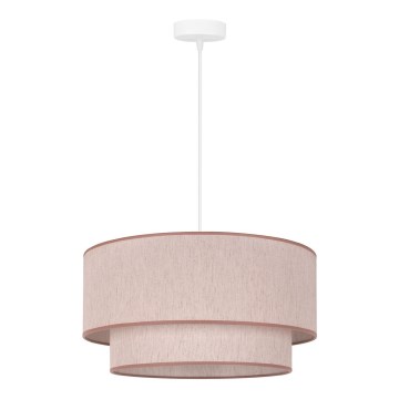 Duolla - Suspension filaire BOHO 1xE27/40W/230V beige