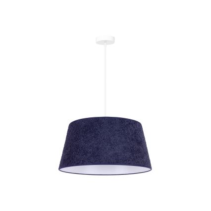 Duolla - Suspension filaire BOUCLE 1xE27/15W/230V diam. 50 cm bleu