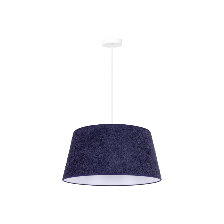 Duolla - Suspension filaire BOUCLE 1xE27/15W/230V diam. 50 cm bleu