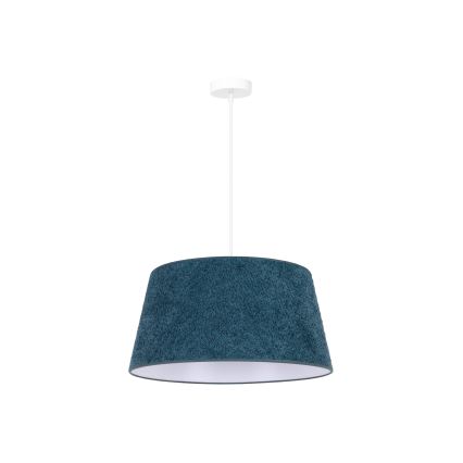 Duolla - Suspension filaire BOUCLE 1xE27/15W/230V diam. 50 cm turquoise