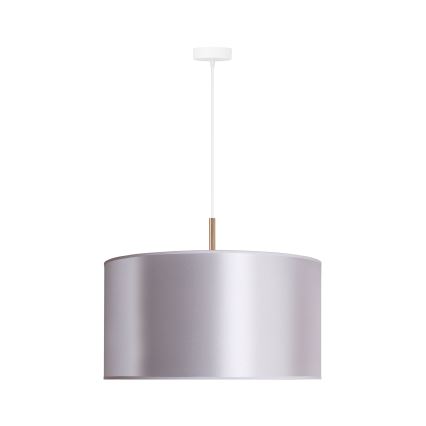 Duolla - Suspension filaire CANNES 1xE27/15W/230V diam. 45 cm argent/cuivre