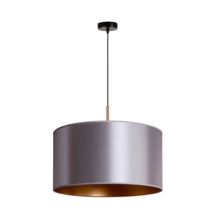 Duolla - Suspension filaire CANNES 1xE27/15W/230V diam. 45 cm argent/cuivre