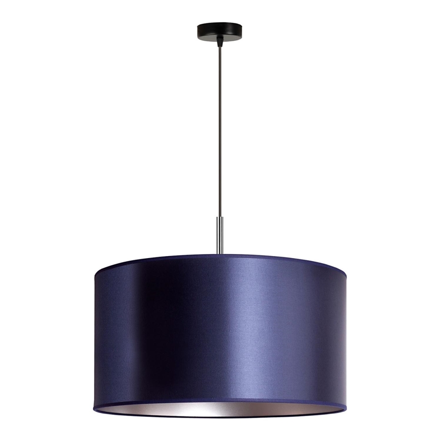 Duolla - Suspension filaire CANNES 1xE27/15W/230V diam. 45 cm bleu/argent