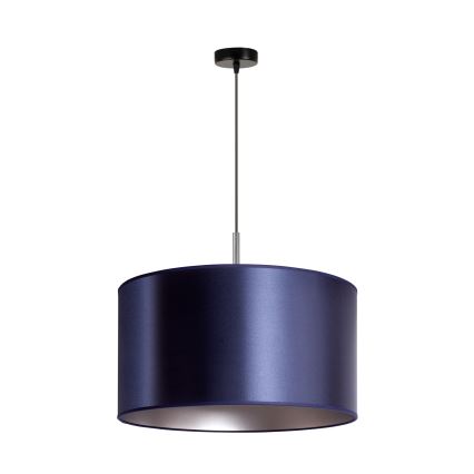 Duolla - Suspension filaire CANNES 1xE27/15W/230V diam. 45 cm bleu/argent