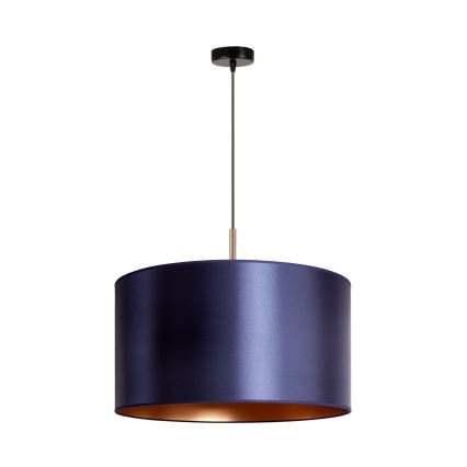 Duolla - Suspension filaire CANNES 1xE27/15W/230V diam. 45 cm bleu/cuivre