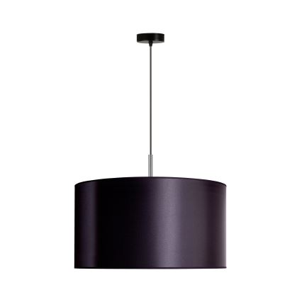 Duolla - Suspension filaire CANNES 1xE27/15W/230V diam. 45 cm noir/argent