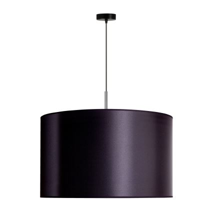 Duolla - Suspension filaire CANNES 1xE27/15W/230V diam. 50 cm noir/argent