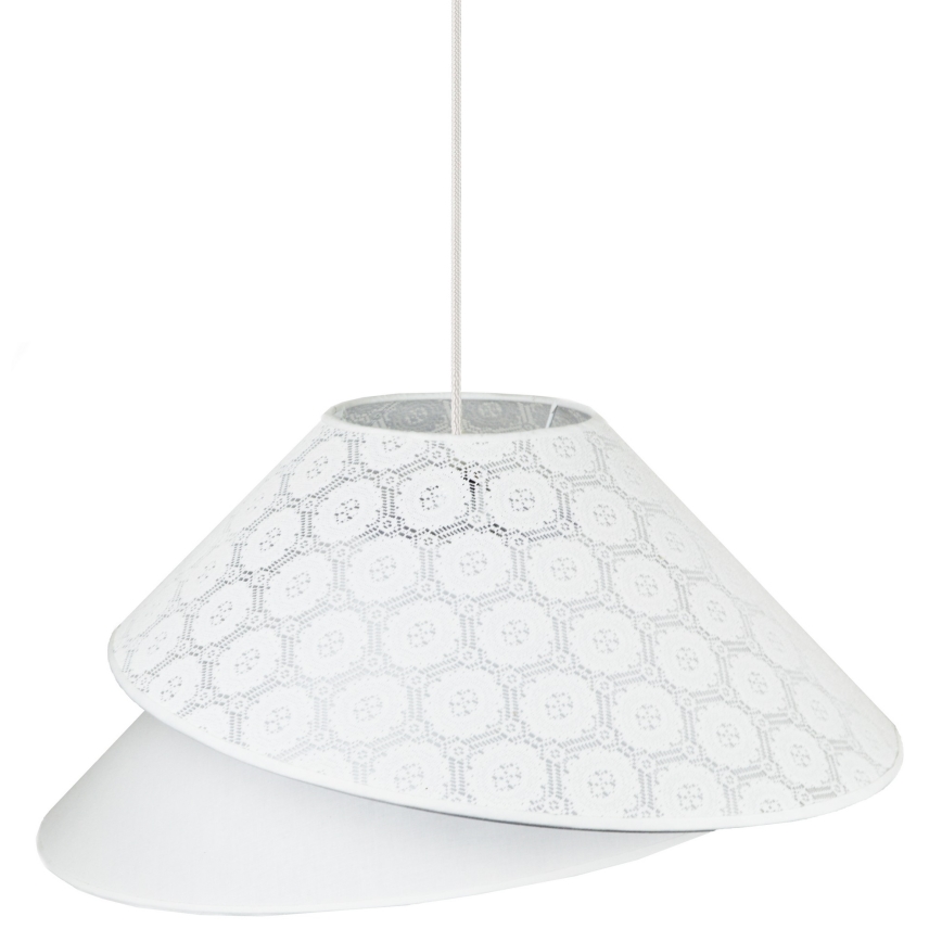 Duolla - Suspension filaire COCO 1xE27/40W/230V d. 50 cm blanc