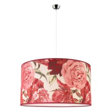 Duolla - Suspension filaire CONSTANCE 1xE27/40W/230V rouge