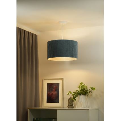 Duolla - Suspension filaire CORDUROY 1xE27/15W/230V d. 40 cm bleu clair