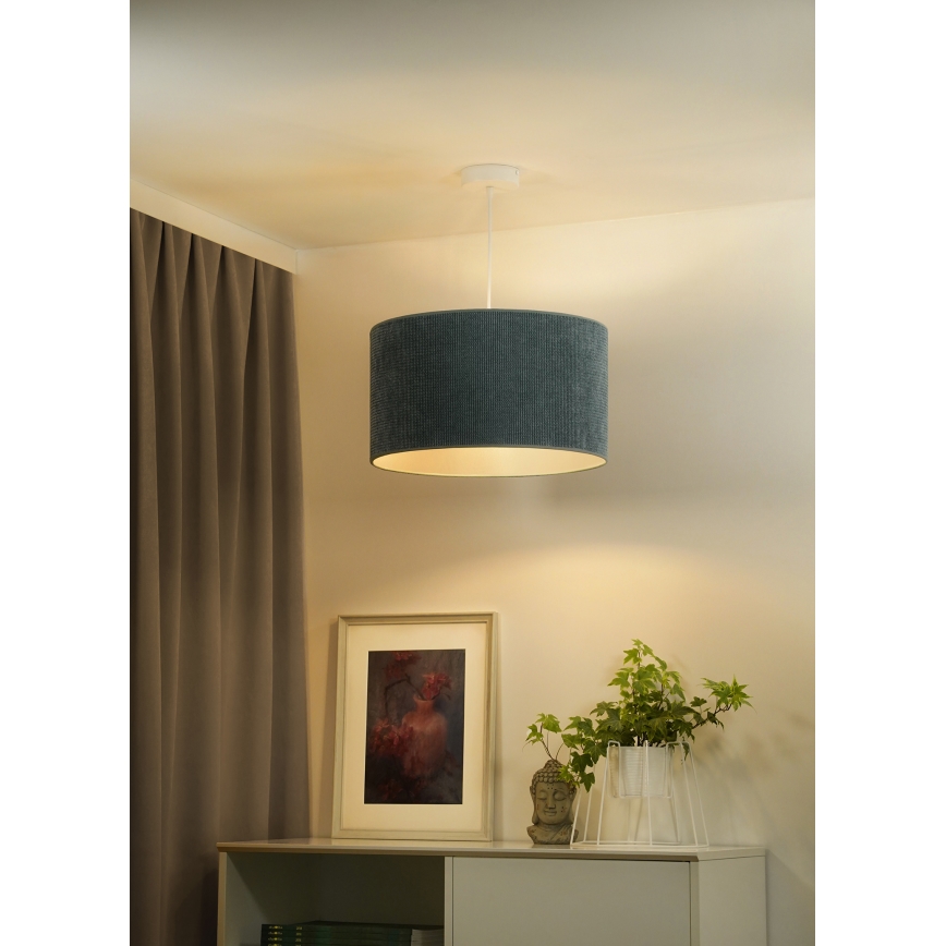 Duolla - Suspension filaire CORDUROY 1xE27/15W/230V d. 40 cm bleu clair