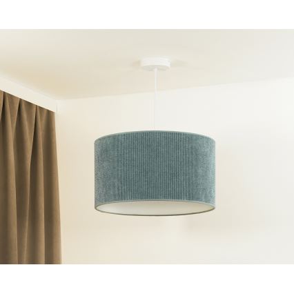Duolla - Suspension filaire CORDUROY 1xE27/15W/230V d. 40 cm bleu clair
