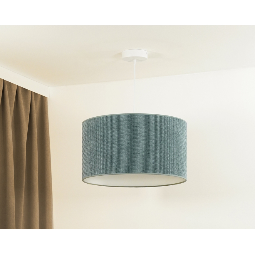 Duolla - Suspension filaire CORDUROY 1xE27/15W/230V d. 40 cm bleu clair