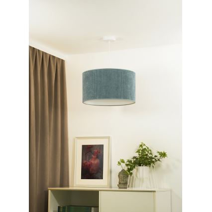 Duolla - Suspension filaire CORDUROY 1xE27/15W/230V d. 40 cm bleu clair