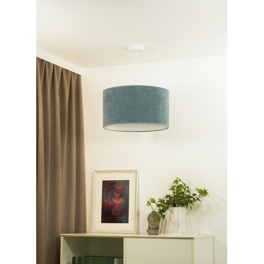 Duolla - Suspension filaire CORDUROY 1xE27/15W/230V d. 40 cm bleu clair