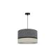 Duolla - Suspension filaire DOUBLE 1xE27/15W/230V gris