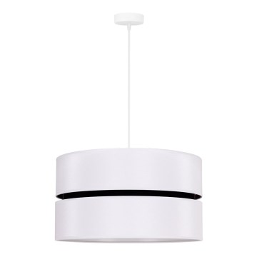 Duolla - Suspension filaire DUO 1xE27/15W/230V blanc/noir