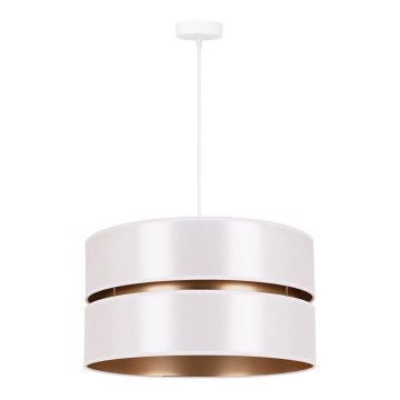 Duolla - Suspension filaire DUO 1xE27/15W/230V d. 40 cm blanc/doré