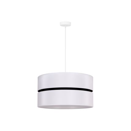 Duolla - Suspension filaire DUO 1xE27/15W/230V d. 40 cm blanc/noir